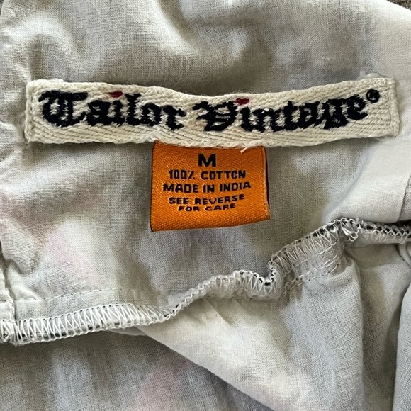 Tailor Vintage Cotton Flamingo Spaghetti Strap Maxi Dress Hawaiian Tropical Boho - Picture 8 of 13